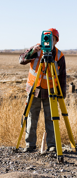 Zdjęcie geodety